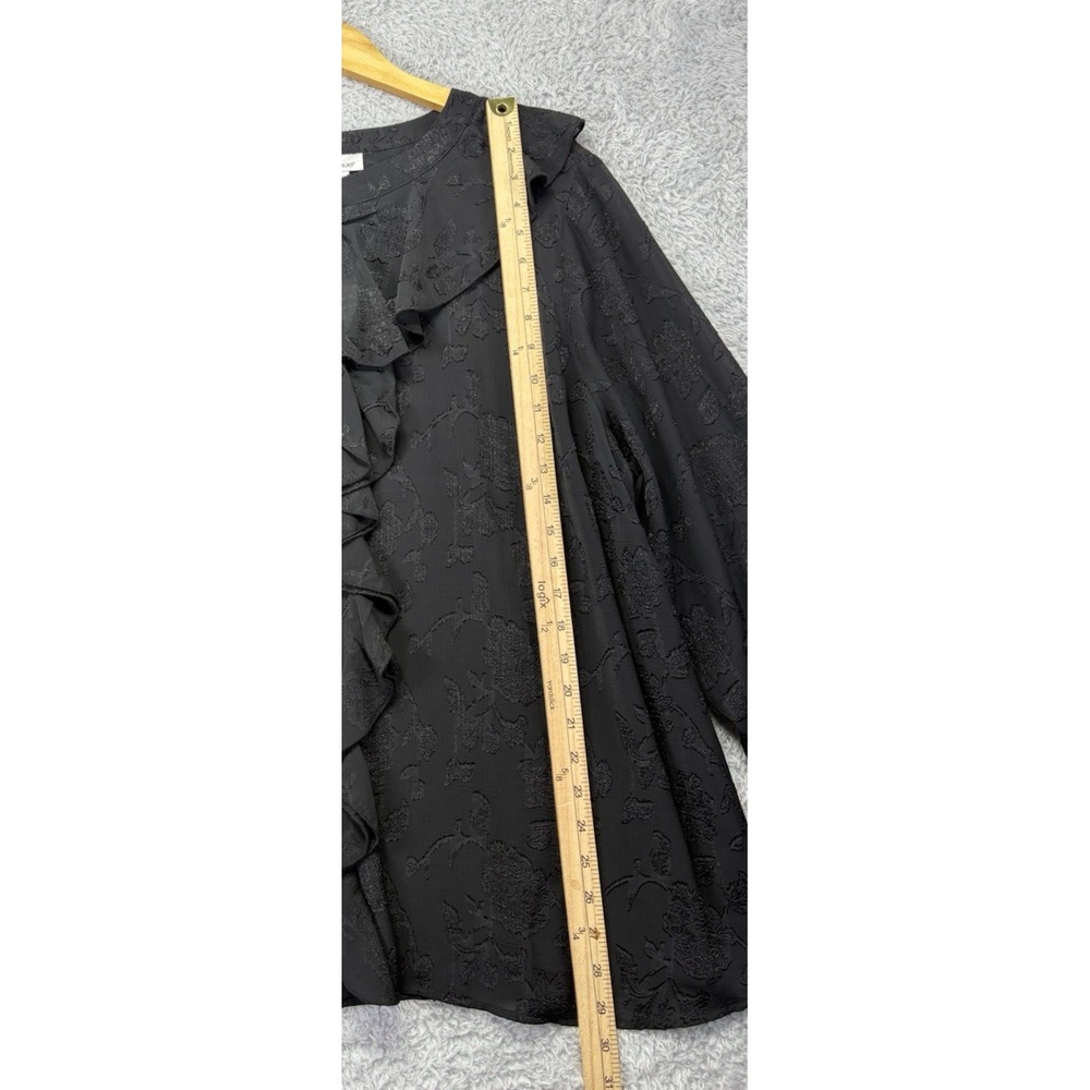 Avenue Women‎ Blake Ruffle Neck Top Whimsigoth Romantic Sheer Size 22/24 - Picture 5 of 9